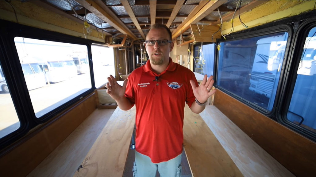 MCI Bus Conversion Early Tour