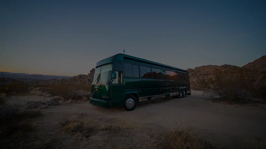 MCI Bus Dark Background